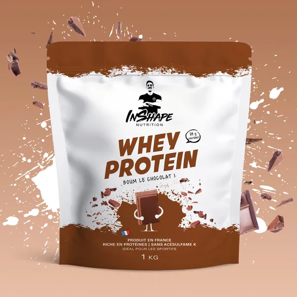 Sachet de protéine Whey Protein InShape Nutrition