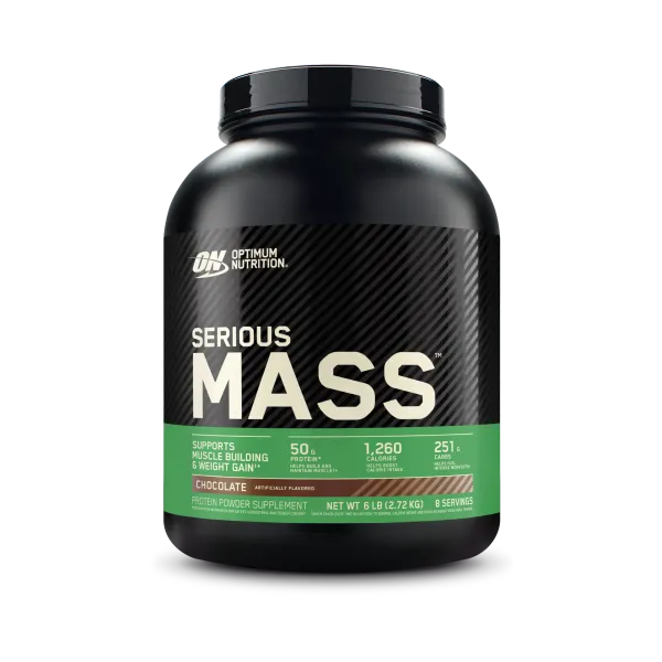 Pot de gainer Optimum Nutrition Serious Mass saveur chocolat