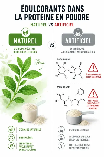 Whey Sans Édulcorant Artificiel : Les Meilleures Options 2026